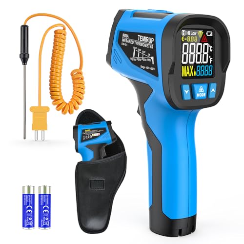 Infrared Thermometer Temperature Gun with Color LCD, IR Temp Gun -40℉~1202℉