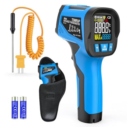 Infrared Thermometer Temperature Gun with Color LCD, IR Temp Gun -40℉~1202℉