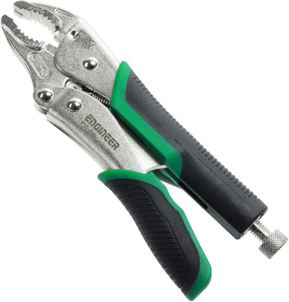 ENGINEER 7.5" Screw Removal Vise Grip Locking Pliers PZ-65 - size: 185 mm