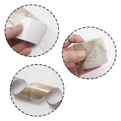 Lilaly 2 inches x 32 feet Wood Grain Repair Tape,Wood Grain Tape,Widely Used for Tables, Doors, Floor and DIY(Diamond Stone Pattern) - color: Diamond Stone Pattern