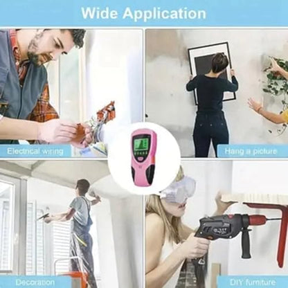 5-in-1 Wall Scanner Wood Current Detector Edge Center Finding Digital Stud Finder Sensor Wall Multi Function Scanner