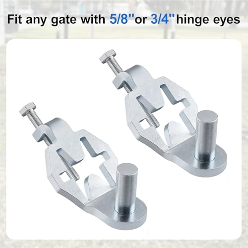 2-Pack T Post Gate Hinge Pins Galvanized Carbon Steel