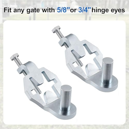 2-Pack T Post Gate Hinge Pins Galvanized Carbon Steel