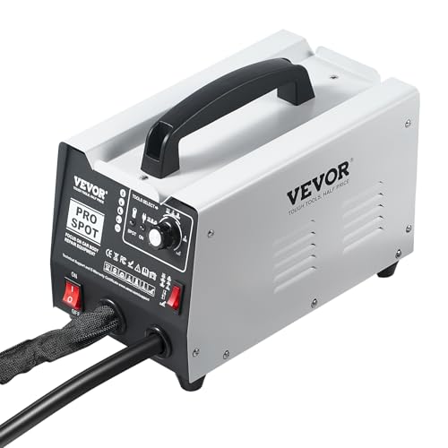 VEVOR Stud Welder Dent Repair Kit, 110V Auto Body Spot Welding Dent Puller Machine with 7 Welding Modes & Adjustable Power, 1.8KW Spot Welder Dent Removal Tool for Car, Truck Dent Repair - style: Manual Welding