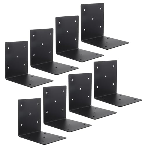 8 pcs 6" x 6" x 5" Heavy Duty Steel L Right Angle Bracket - style: 8 Pcs