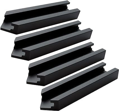 Aluminum T-Track 3" Intersection Kit with Predrilled Mounting Holes 4 PK - style: T-Track Intersection Kit 4pk