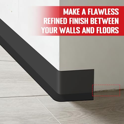 Self-Adhesive Flexible Molding Trim,Waterproof Molding,Black,2.79inX20ft - color: Black(2.79inX20ft)