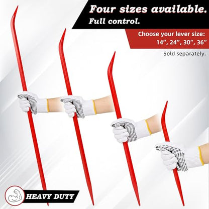 TOOLEAGUE 36-Inch Heavy Duty Alignment Pry Bar, Connecting Bar - size: 36"（1pc）