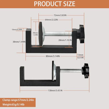 C Clamp for woodworking Mini Clamps Small G Clamp Small Desk Clamp Universal Cabinet G Clamps Heavy-duty Woodworking 4pcs