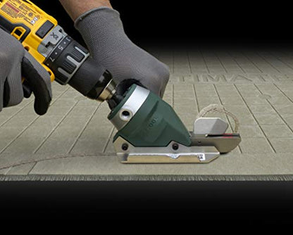 PacTool Snapper Shear Pro - Fiber Cement Cutting Tool for Siding Pros - style: Universal Shear Head / Attaches to any drill