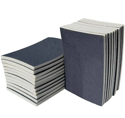20 PCS 3 x 4 Inch 3000 Grit Sanding Sponge, Ultra Fine Sanding Sponges Pads, Soft Foam Hand Sander Block Wet Dry Sandpaper for Model Drywall Metal Wood Furniture Polishing - style: 3000 Grit
