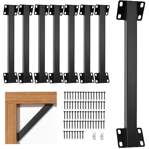 Heavy Duty Pergola Brackets Kit-8PC 45° Angle Support Brackets