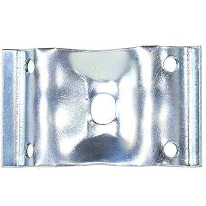 4 Pack Rok Hardware Surface Mount Corner Brackets for Table Aprons 1-3/4" (44mm) High x 3" (76mm) Wide, R3309M134 - size: 1-3/4" (44mm) High x 3" (76mm) Wide