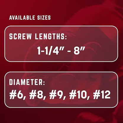 GRK Fasteners R4™ #9 x 3-1/8" Multi-Purpose Framing Screws, 720 PCS - size: #9x3-1/8" 720 count