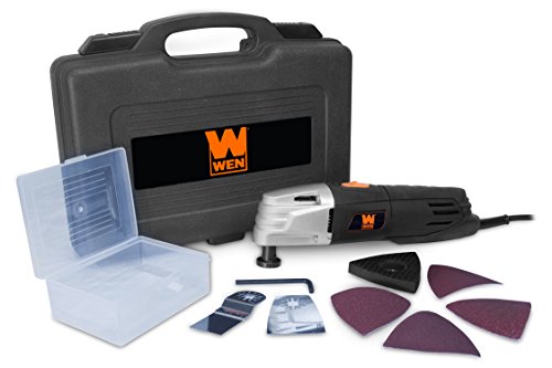WEN 2312 Variable Speed Multifunction Oscillating Tool,Blue - size: Corded (2-Amp)