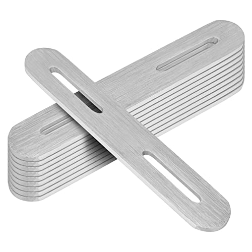 10 Pcs 6" Slotted Mending Plate,Adjustable Straight Brace - size: 6 Inch