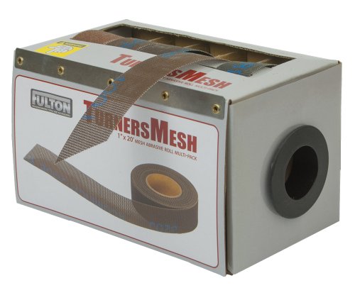 Turners Mesh Abrasive Roll 1" X 20' - 5 Assortment Pack with Dispenser