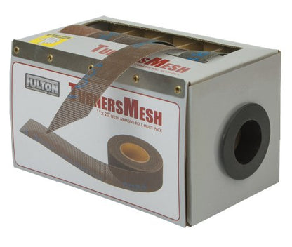 Turners Mesh Abrasive Roll 1" X 20' - 5 Assortment Pack with Dispenser