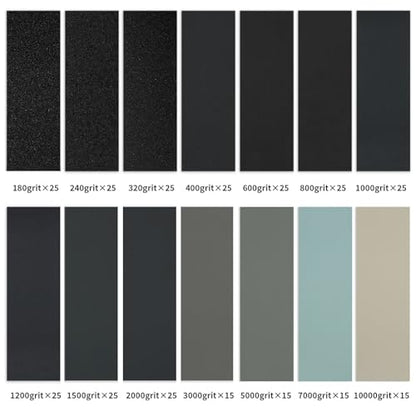 Sandpaper 800 Grit 25 Sheets, Wet Dry Sand Paper 9 x 3.6 Inch - style: 800 Grits