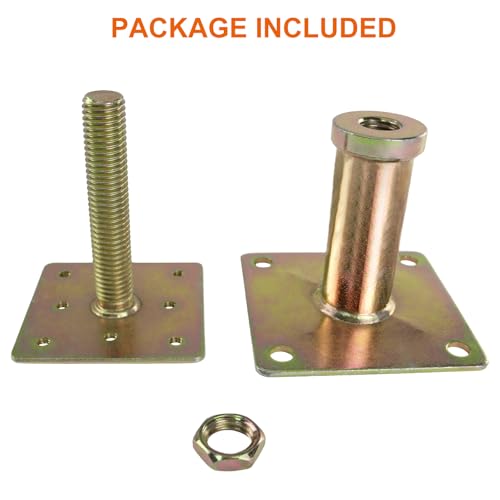 4 Pcs Adjustable Floor Jack House Floor Jacks Post Pole Galvanized House Jacks for Leveling, 4 1/3“ - 7" Height Range, Load 3000-5550 Lbs Each, Telescoping Jack for Temporary Support - size: 4.3-7 inch