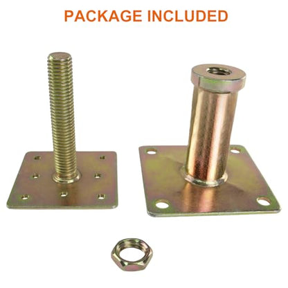 4 Pcs Adjustable Floor Jack House Floor Jacks Post Pole Galvanized House Jacks for Leveling, 4 1/3“ - 7" Height Range, Load 3000-5550 Lbs Each, Telescoping Jack for Temporary Support - size: 4.3-7 inch