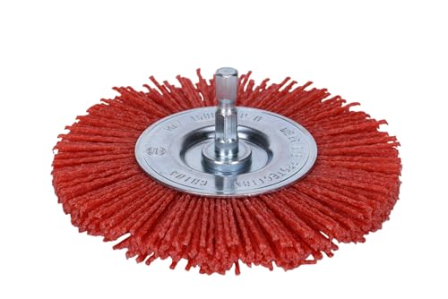 Century Drill & Tool 77441 Nylon Abrasive Radial Brush, 4", Coarse - size: 4" Coarse
