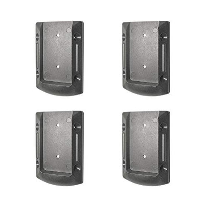 Nuvo Iron Deck Rail Connectors for Standard 2x4 Rail – Plastic Black – DRC (4 Pcs per Pack)