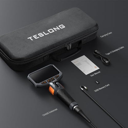 Teslong Articulating Borescope for Mechanic Automotive HVAC Wall Inspection