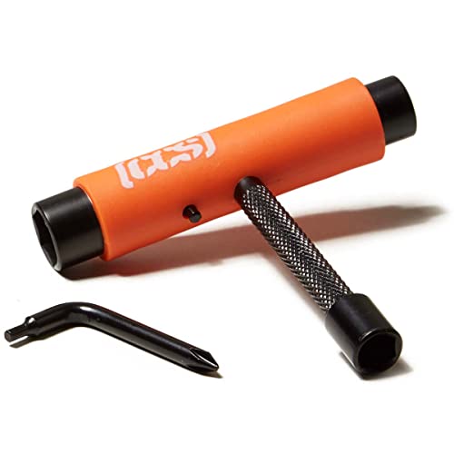 [CCS] Skateboard Tool - All in One T Tool, Metal T Tool W/Grip File, or Y Tool W/Rethreader - color: Orange Metal
