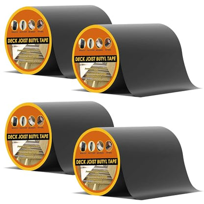 Butyl Deck Joist Tape 6" x 50' 4 Pack - size: 6inch- 4pack