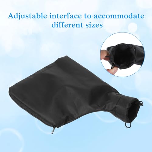 2 Pcs Table Saw Miter Saw Dust Bag, Black Dust Collection Bag with Zipper and Wired Adjustable, Miter Saws Accessories for Table Saws 225 Collection Accessories