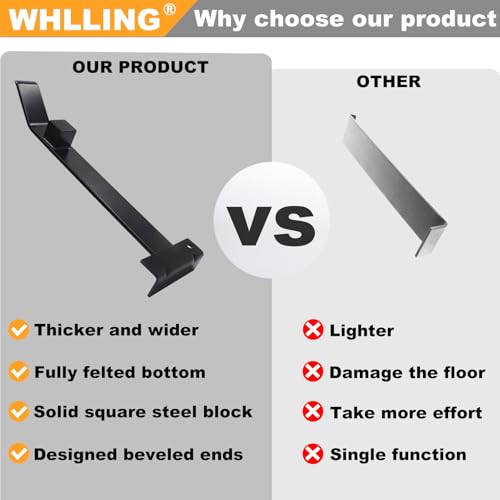 WHLLING 17” Heavy Duty Flooring Pull Bar, Pull Bar Flooring Tool
