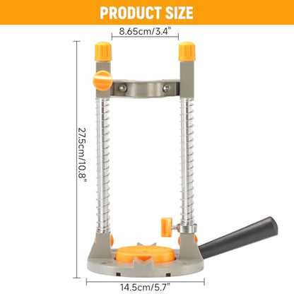 Drill Guide 90° Attachment, Adjustable Pocket Hole Jig for Hand Drill