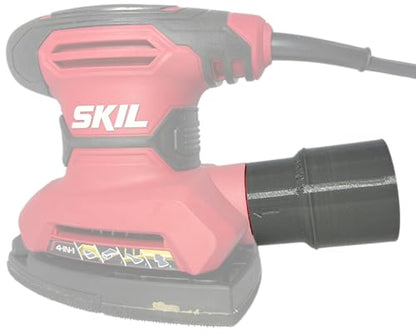 Vacuum Hose Adapter compatible with SKIL Corded Multi-Function Detail Sander SR211601 SR232301 SR250801 and 2-1/2 inch Shop Vac Hose Wet Dry for Dust Extraction Collection - size: Fits 2-1/2" Vac Hose