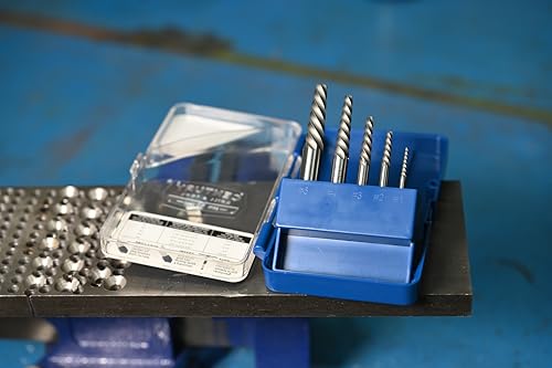 Century Drill & Tool Spiral Flute Screw Extractor, 5 Pc Set (73415) - size: 5-piece Spiral Flute
