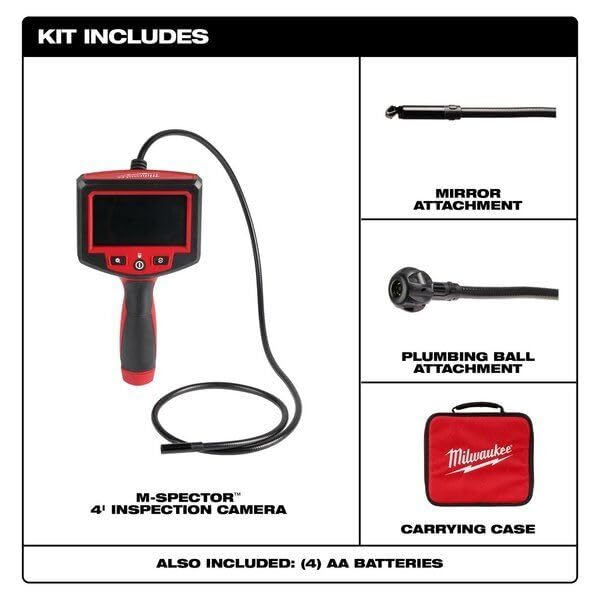 for Milwaukee Tool 2319-20 M-Spector™ 4' Inspection Camera