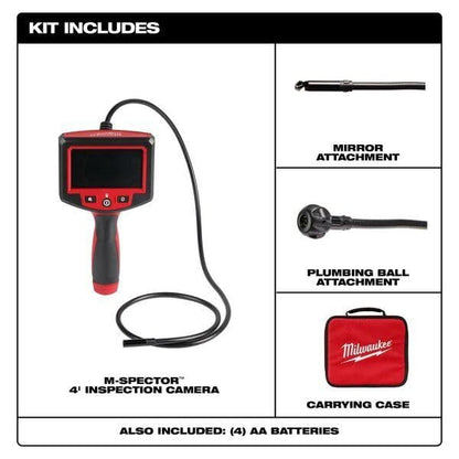 for Milwaukee Tool 2319-20 M-Spector™ 4' Inspection Camera