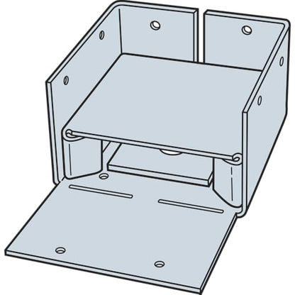 Simpson Strong-Tie ABW44Z ABW ZMAX Galvanized Adjustable Standoff Post Base for 4x4