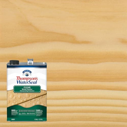Thompson's WaterSeal Clear Wood Sealer, Clear, 1 Gallon
