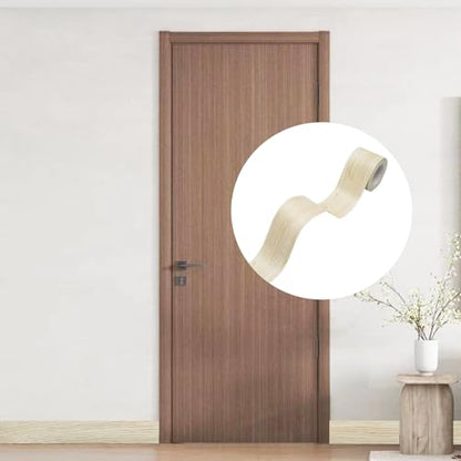 Lilaly 2 inches x 32 feet Wood Grain Repair Tape,Wood Grain Tape,Widely Used for Tables, Doors, Floor and DIY(White Maple) - color: White Maple