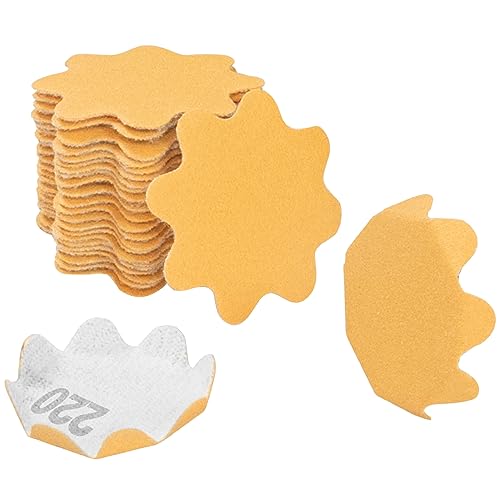 Keystone Flex Edge Gold 1 Inch Hook and Loop Sanding Discs 1 Inch 220 Grit - size: 1", style: 220 Grit