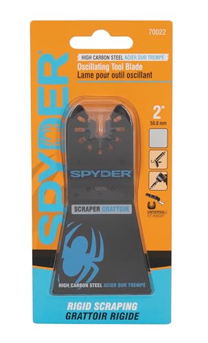 Spyder 2-Inch Oscillating Tool Rigid Scraper Blade (70022) - style: 2" W Scraper