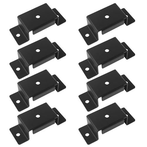 8pcs Trailer Stake Pocket Bracket for 2x4 Post,Trailer Rail Brackets - size: 8