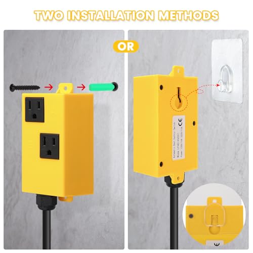 Ortis Automatic Vacuum Switch for Power Tools, with Smart Current Sensing & Delayed Start to Prevent Circuit Overload, Avoids Breaker Tripping, Plug & Play Dust Control Solution LF40