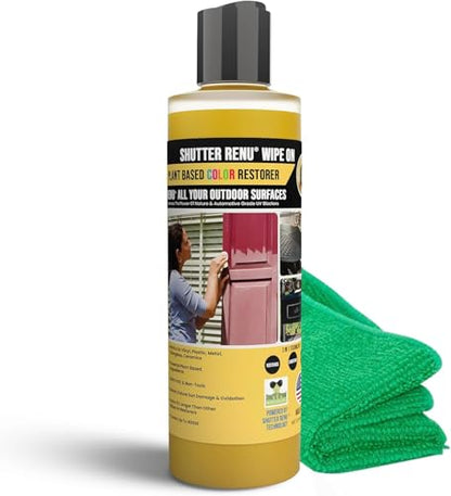 Wipe On | Advanced Color Restorer & Protactant, 08 Fl Oz. - size: Wipe On / 8 Fl Oz (Pack of 1)