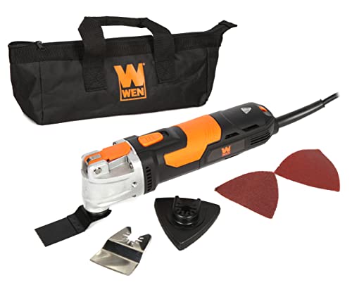 WEN Oscillating Multi-Tool Kit, 3.5A Variable Speed with Accessories and Carrying Case (MT3537) - size: Corded (3.5-Amp)
