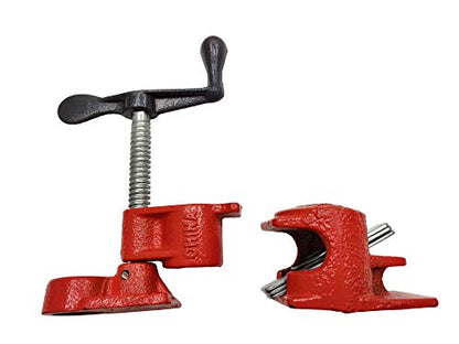 FixtureDisplays® 1/2" Wood Gluing Pipe Clamp Set Heavy Duty PRO Woodworking Cast Iron 15063-1PK-FBA