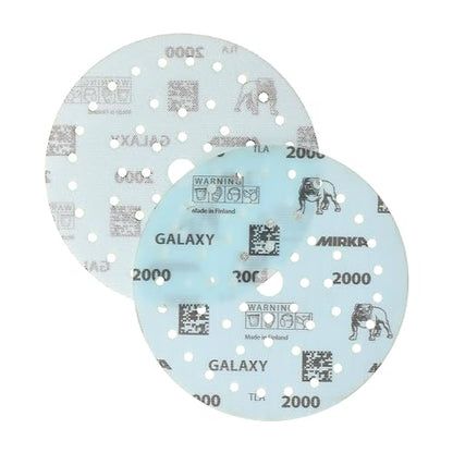 Mirka Galaxy Multifit 6 Inch Ceramic Discs, 2000 Grit, Hook & Loop, 50 Pack - size: Grit 2000