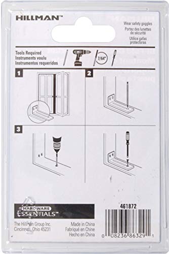 Hillman Hardware Essentials Bi-Fold Door Jamb Bracket 851223