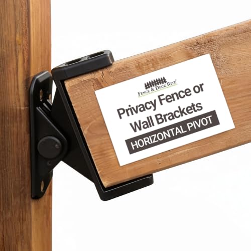Horizontal Pivot Brackets for Standard 2x4 Wood Railings (1.5"x3.5") (48 Pack) - style: Horizontal Pivot Bracket